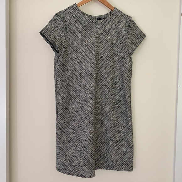 zara zig zag dress